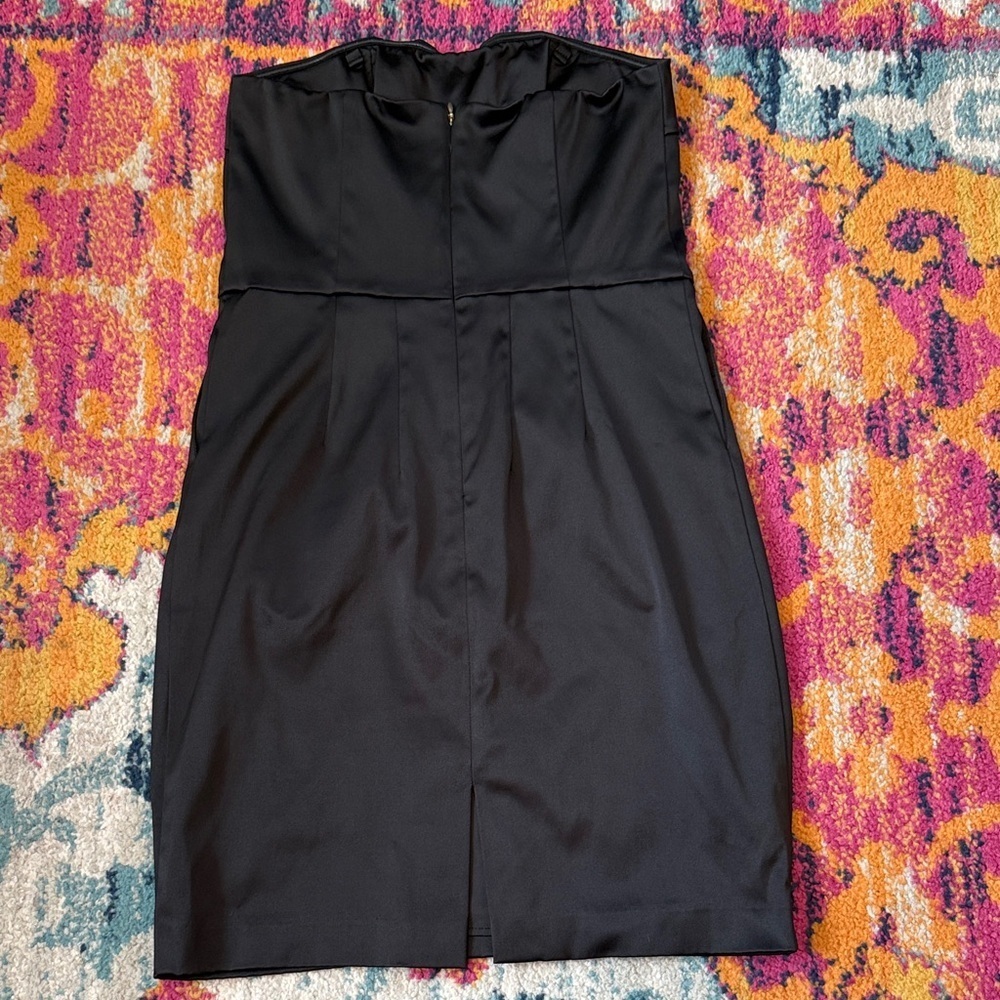 Express Black Strapless Dress - Picture 4 of 6